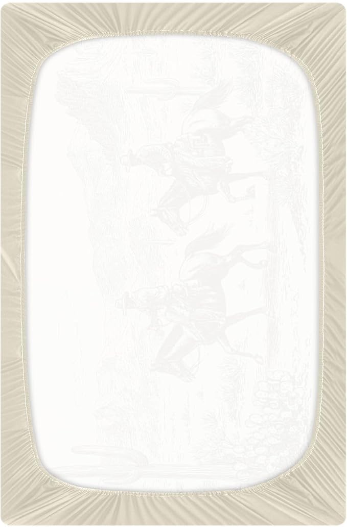 Baby Crib Sheet American Wild West Desert Crib Mattress for Boys and Girls Cowboys Playard Sheet Soft Breathable Fitted Baby Mattress Cover 52x28in