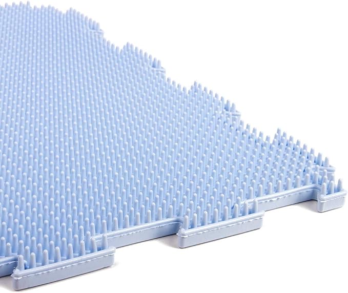 Sensory Mat Module Set of Massage Game Mats Orthopedic Massage Puzzle Floor Mats (Light-Colored)