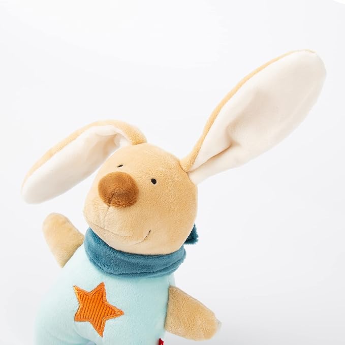 Sigikid 43185 - Mini Rabbit Shaped Music Box - Yellow - for Girls and Boys from 0 to 36 Months