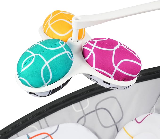 The Replacement Balls (for Mamaroo Swing) Offer More Interaction and Reversible Ball Options to Complement The Multi-Coloured with MamaRoo Cradle in a Set of 3 Balls ﻿