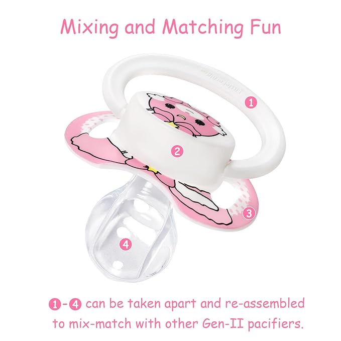 LittleForBig Bigshield Generation-II Adult Sized Printed Pacifier Baby Usagi Pattern