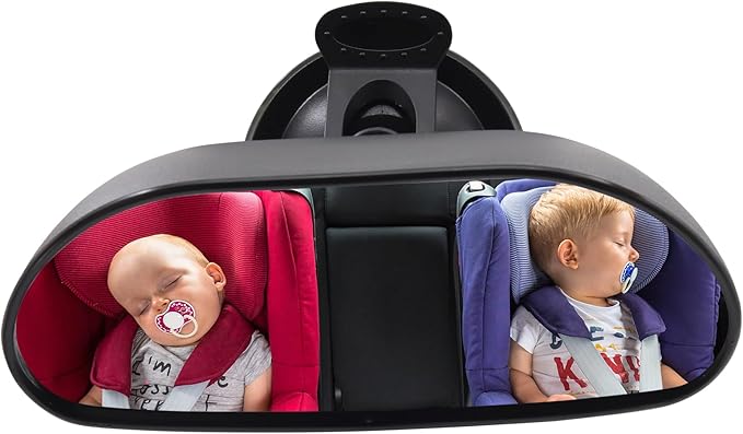 Baby Car Backseat Mirror, Rear View Facing Back Seat Mirror Kid Safety Rearview children Adjustable Rearview Wide Angle Convex Mirr-or for Infant Toddler Child Children Backseat passengers