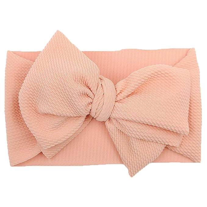 Baby Headbands for Girls Nylon Hair Bows Turban Knotted Headwraps for Newborn Infant Toddlers Kids (PR22-8)