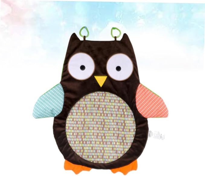 Garneck Owl-Themed Climbing Mat - Non Slip Soft and Safe Rug for Crawling and Sensory Development Ideal for Infants and 1pc Play Mat for Indoor Fun