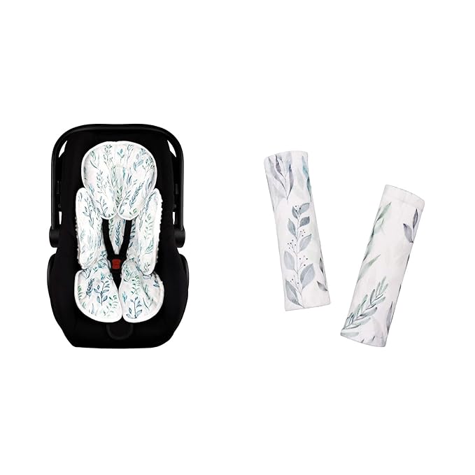DILIMI Baby Car Seat Head and Body Support and Baby Car Seat Strap Covers