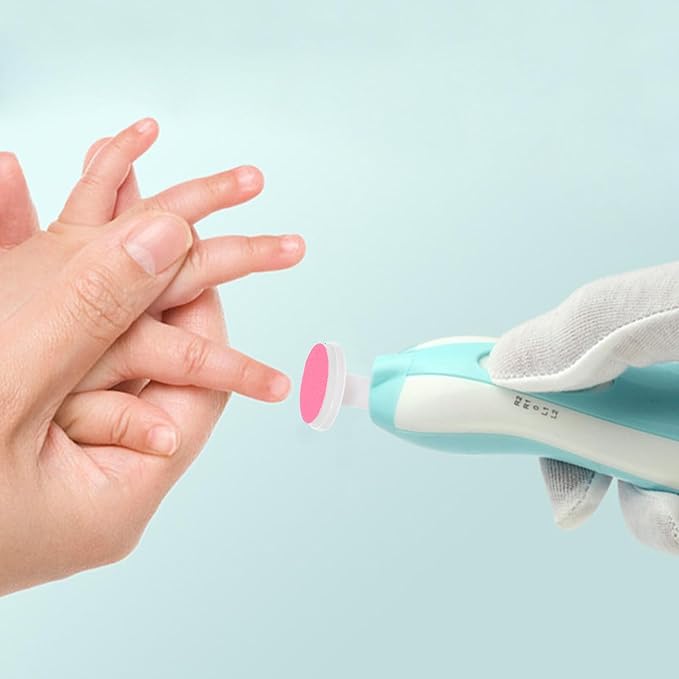 Beaupretty 12pcs Electric Nail Trimmer Replacement for Safe Gentle Nail File Pads for Newborns Easy to Use Grinding Accessories for Smooth and Clean