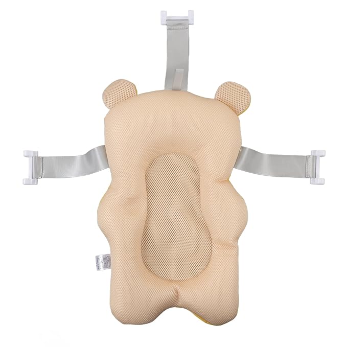 Baby Bath Tub Pad, Adjust Strap Soft Floating Tub Pillow Sink Bath Cushion, Give Baby Extra Support and Comfort While Bathing (2)