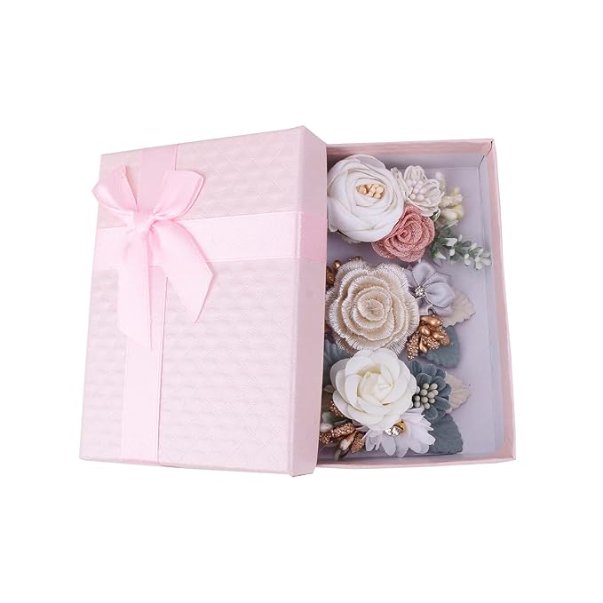 Flower Hair Clip BFNAAgirl Baby Girl Hair Bows Exquisite Hair Accessories Alligator Clips for Infants Toddlers Teen Kids Gift 3pcs/set