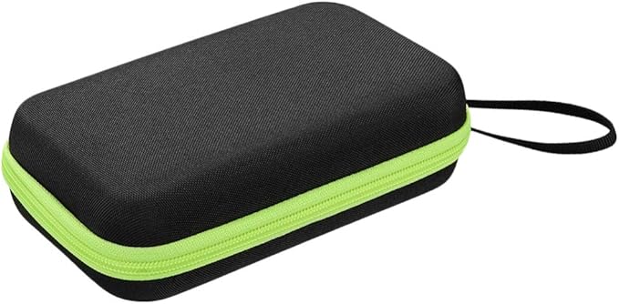 EXCEART Storage Bag Eva Hard Case Shockproof Protective Carrying Case with Lanyard for Non-Contact 7.87X4.92X2.48 Inches