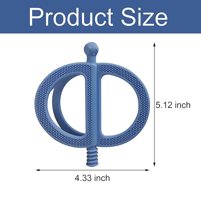 YAPROMO Silicone Teether Toys for 0-36 Months Babies, Teether Tubes for Teething Pain Relief - Anti-Choking Straw Tube Design, Sensory Teething Toys for Infants & Toddlers