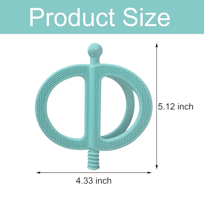 YAPROMO Silicone Teether Toys for 0-36 Months Babies, Teether Tubes for Teething Pain Relief - Anti-Choking Straw Tube Design, Sensory Teething Toys for Infants & Toddlers