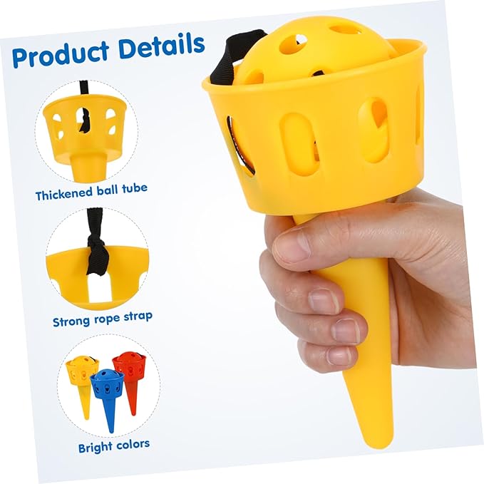 SAFIGLE 6 Sets Kids' Scoop Ball Game 8 Balls Interactive Catch Game Ideal for Playtime