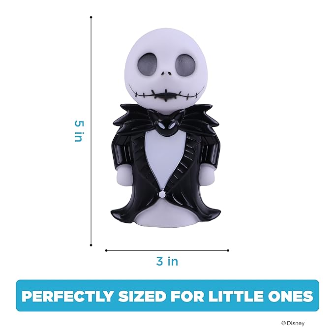 Disney The Nightmare Before Christmas - 5 Piece Jumbo Squirter Bucket - Bath Toys for Baby and Toddlers - Includes Organizer Bucket - Store Bath Time Water Toys