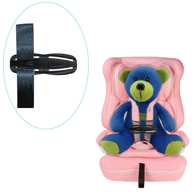 Seat Chest Harness Clip Buckle Universal Replacement Lock Stroller Chest Clip for Baby and Kids Trend, Adjustable Guard