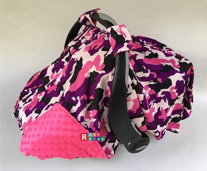 Rosy Kids Infant Carseat Canopy Cover 1pc Wind Proof Baby Car Seat Cover, Sunshade Cover, Boys and Girls, Fits Any Baby Car Seat, Color07NR03