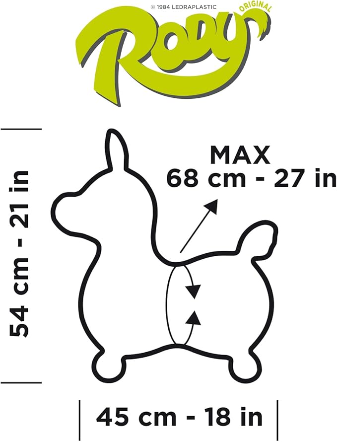 Gymnic Rody Bounce Horse Yellow
