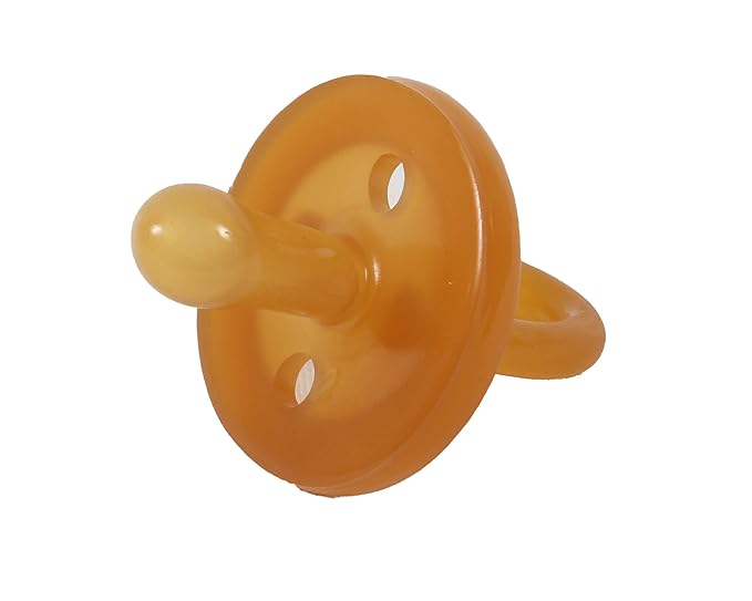 SWEETIE Rubber Pacifier Natural Rubber with Symmetrical Nipple Original Natural Rubber Pacifier (12-18 Month/Large)