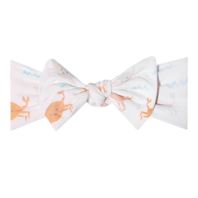Copper Pearl Baby Bows: Stylish Headbands for Baby Girls, Premium Soft and Stretchy Baby Headbands, Perfect for Newborns, Trendy Designs - Tide