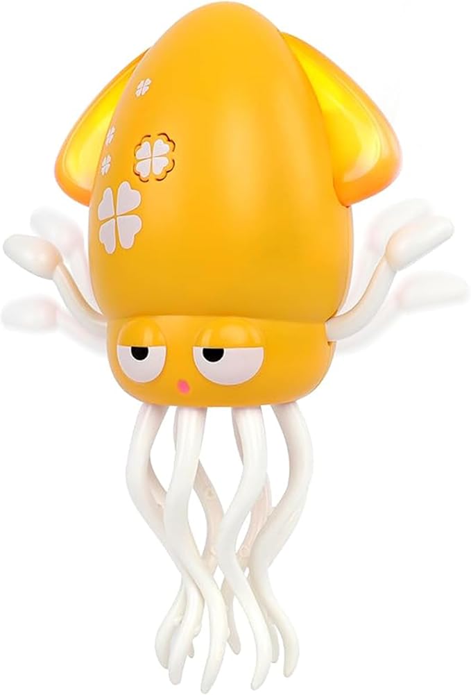 Electric Dancing Octopus Baby Toy, Rechargeable Magic Dancing Music Squid, Crawling and Dancing Automatic Obstacle Sensing Toys, Boys and Girls Birthday Gift, Office Desktop Fun Decoration.
