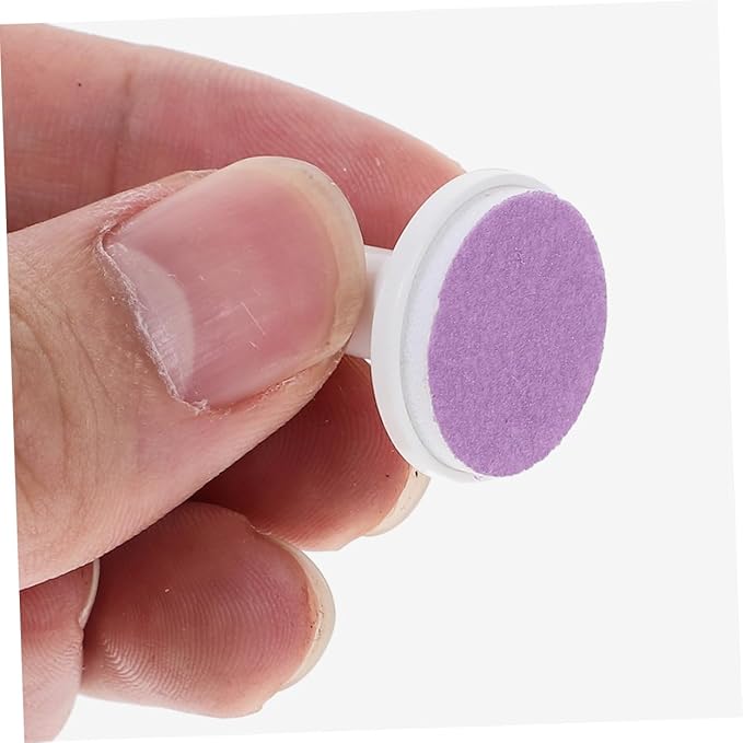 Baby Electric Nail File Replacement Pads 24 Pcs Nail Grinding Heads for Infant Toddler Electric Trimmer Sandpaper Pads Safe Gentle Use