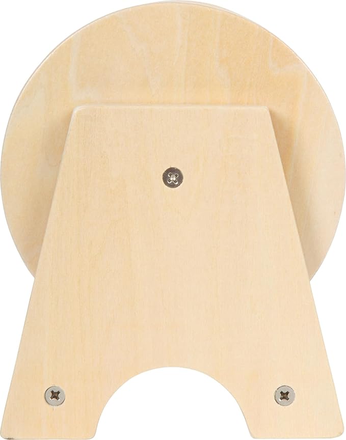 small foot Montessori Prices Drum, 100% FSC Certified Wood, Wheel with 5 Coloured Surfaces, Toy for Children from 6 Months, 12742