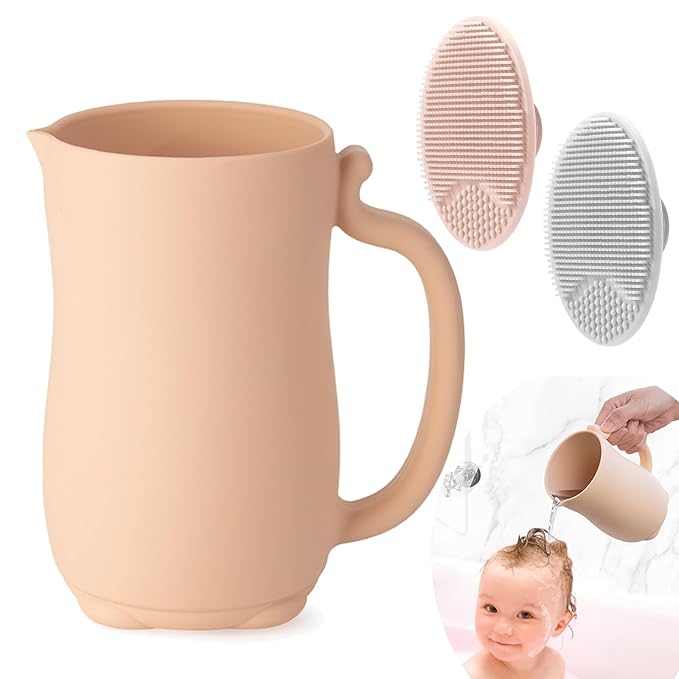 PandaEar Baby Bath Pad & Baby Bath Rinse Cup