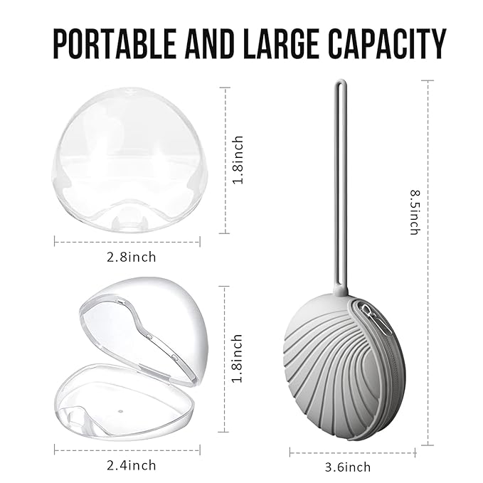 Smlpuame Pacifier Holder Case,Mothers Day Gifts for Mom BPA Free Portable Silicone Baby Pacifier Cover Pouch for Diaper Bag Stroller,Travel Outdoor Activities,Easy to Clean(Shell & Army Green)