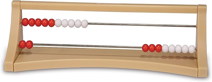 Learning Resources 2-Row Rekenrek Counting Frame, Early Math Skills, Addition/Subtraction, Ages 5+