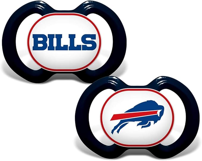 Baby Fanatic Pacifier 2-Pack - NFL Buffalo Bills - Officially Licensed League Gear