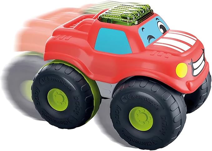 Clementoni Baby Lion Pick-up, Child Car 1-4 Years, Early Childhood Game, Off-Road with Sounds and Mermaids, Stimulates Manuality, Sight and Hearing, Made in Italy, Italian Language, 17500