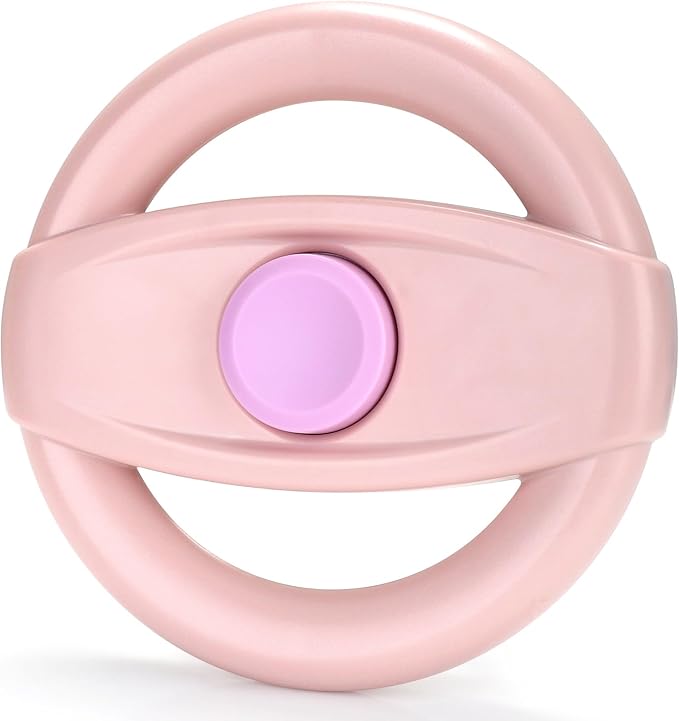 Accmor Stroller Steering Wheel Toy, Simulated Steering Wheel for Stroller Shopping Carts Cart Universal Detachable Pretend Driving Funny Toy Attachment