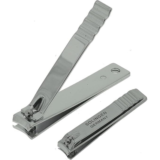 YNR® Luxury Ergonomic Nail Clippers Stainless Steel for Infant/Newborn from Birth - Baby Nail Nipper Clippers Set Manicure Grooming Safety (Silver)