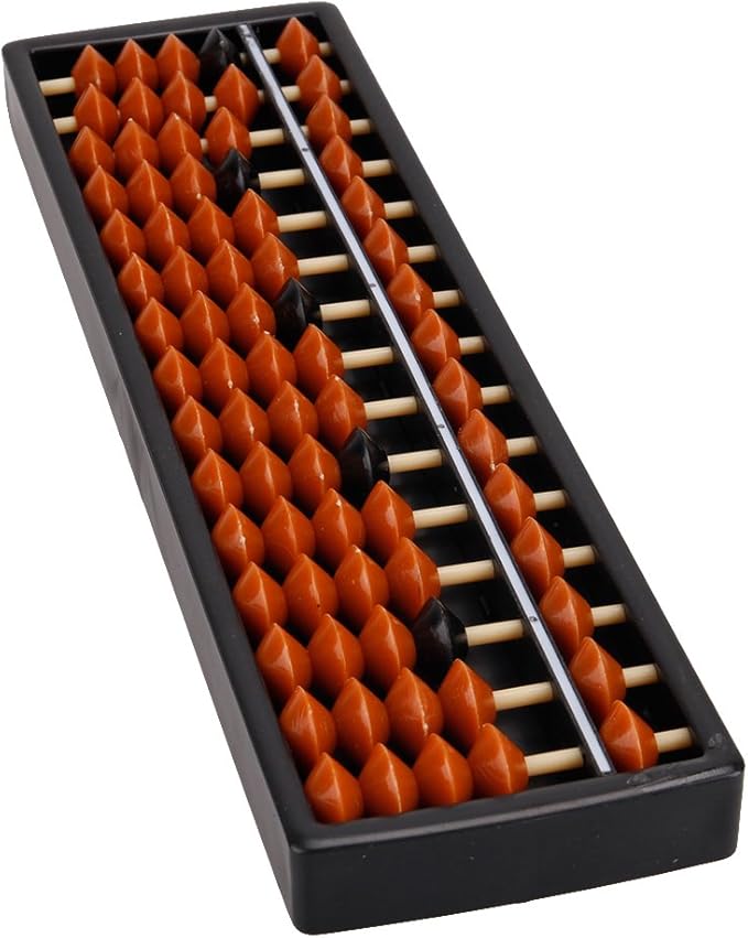 15 Digits Column Abacus Soroban Arithmetic Math School Learning Aid Tool