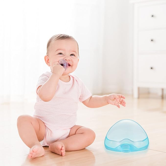 Pacifier Case, 6 Pcs Pacifier Holder Cases, Pacifier Box, Baby Pacifier Case Holder Container Boxes for Pacifier Accessories, Pacifier Clips, Baby Pacifier, Keep Pacifier Clean