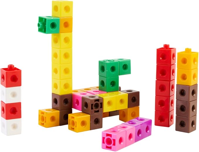 DOHE Educa-Juego Adjustable Cubes for Children (100 pcs.), Multicoloured, 24 x 10 x 4 cm (01007)