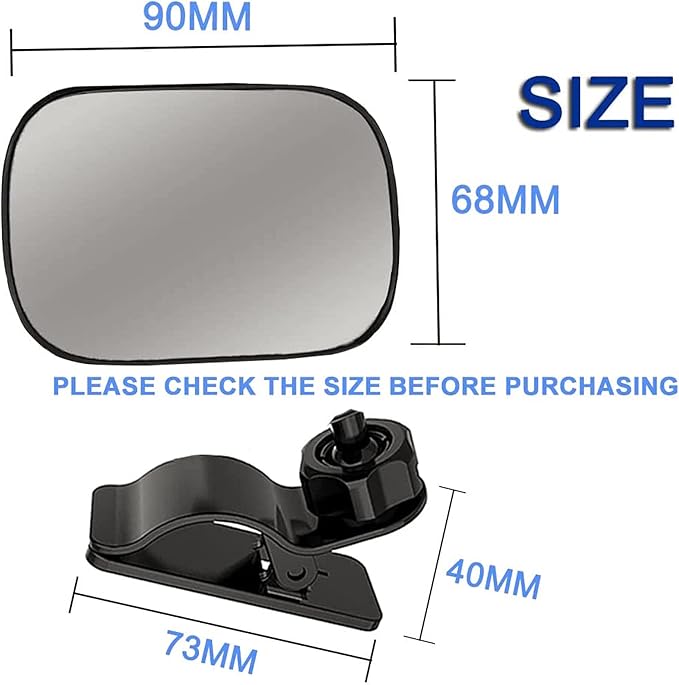 Baby Car Mirror - Adjustable Wide Angle Rearview for Infant Toddler Backseat Safety