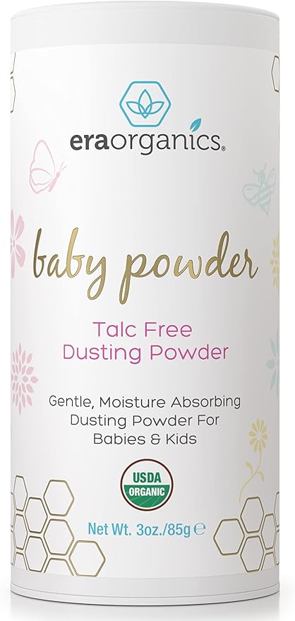 USDA Organic Baby Care Duo – Talc-Free Baby Powder & Healing Ointment for Sensitive Skin – Natural Relief for Eczema, Rashes, Cradle Cap, and Diaper Rash