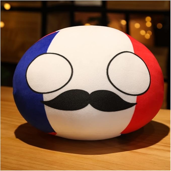 10/30/40cm Country Ball Decorate Polish Ball Plush Country Ball USA France UK Japan Germany Italy Decor (Color : 12, Size : 40cm)