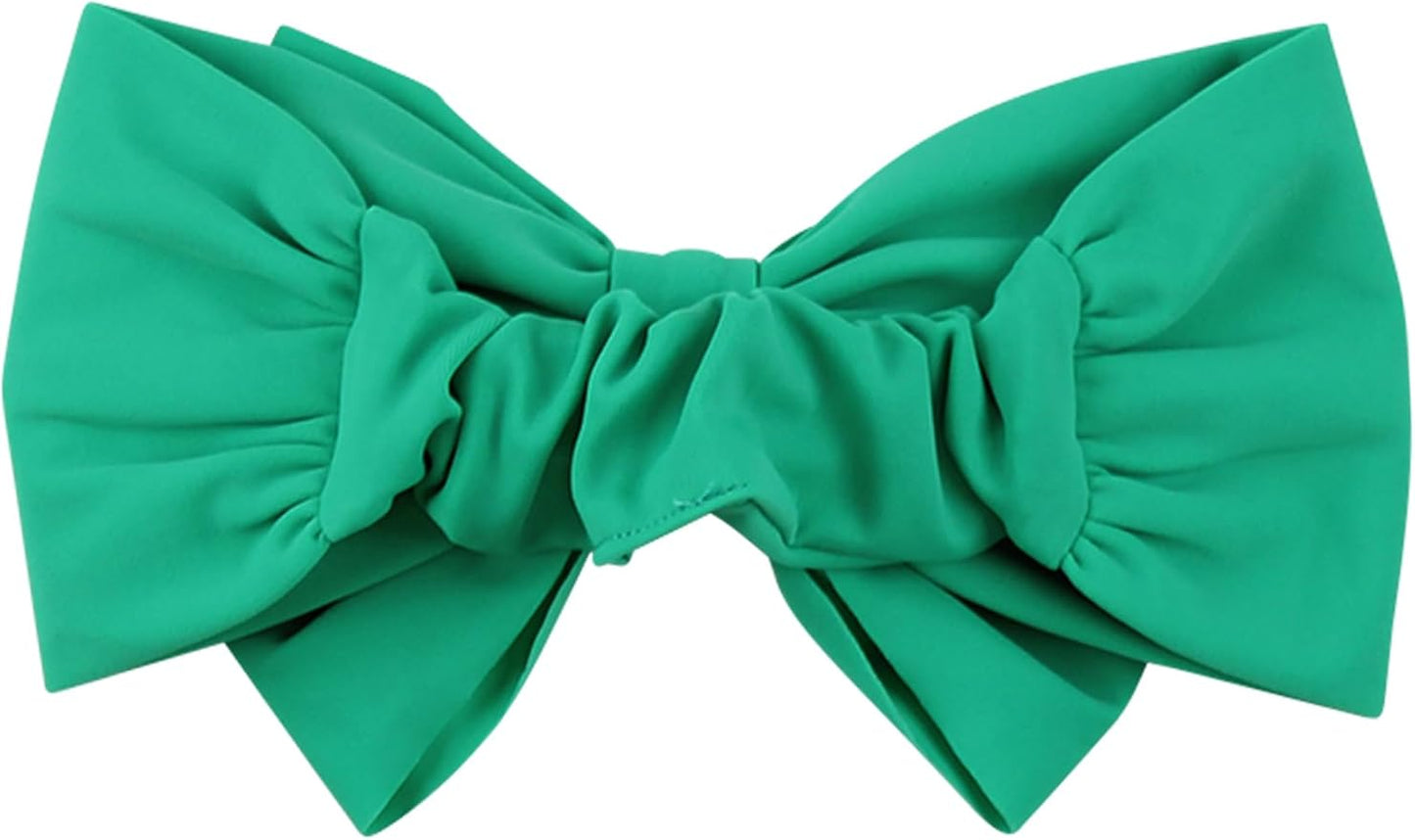 RuffleButts® Girls Swim Bow Headband