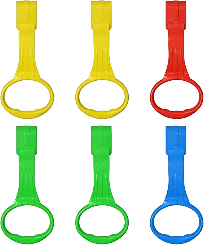 Baby Pull Up Rings 6 Pack Walk Assistant, Pull Up Ring for Baby Playpen Handle Grip for Toddlers -- Value Pack