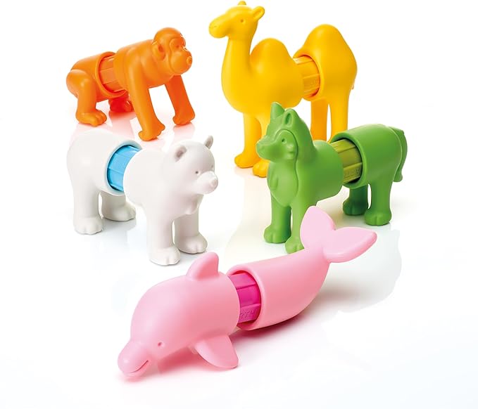 SmartMax My First Animals Around The World Magnetic STEM Building Set for Toddlers Ages 1–5