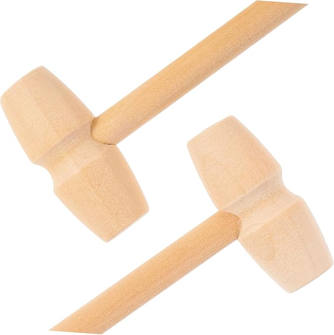 DECHOUS 12pcs Mallet Toy Hammers for Boys and Girls Gavel Toy Develop Dexterity Arm Movement Safe for Toddlers
