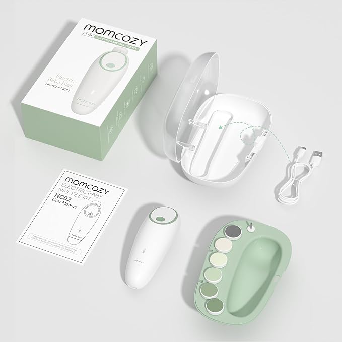 Momcozy Baby Nail File Electric & Baby Nail Trimmer Replacement Pads