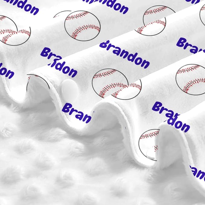 Personalized Baseball Baby Infant Car Seats Canopy for Babies with Name, Custom Multi-use Blankets for Baby Boys Girls, Peekaboo Minky Nursing Breastfeeding Stroller Cover Canopies for Newborn
