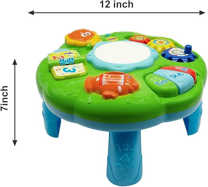 Magic Star Learning Table, Baby Activity Center & Interactive Play Table, Grow-with-Me Musical Activity Center for Infants & Toddlers 6–12 Months, Baby Activity Center Toy for Boys & Girls 1 2 3 Years