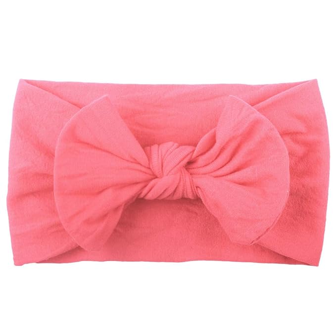 JOYOYO 16 Colors Soft Wide Turban Baby Headbands with 4.5 inches Hair Bow Headwraps for Baby Girls Infants Newborn Hair Accessories Toddlers Kids and Children