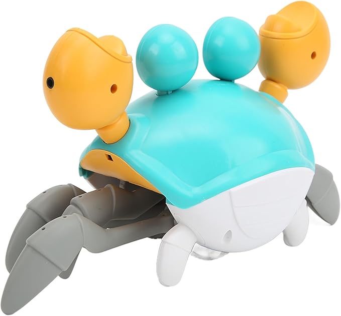 Crawling Crab Baby Toy,Tummy Time Musical Walking Dancing Crab Toys for Babies Toddler Interactive Development Toy