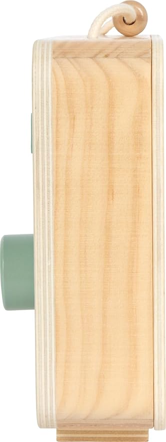 small Foot Safari 12735 Musical Toy 100% Certified Wood with Rotating Panorama Picture for Children from 24 Months