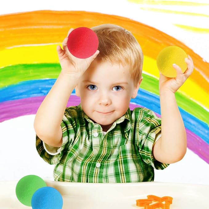 ArtCreativity Soft Foam Balls – Pack of 12 Lightweight Mini Balls for Indoor Play – Safe Toddler Toys in Bright Colors – Party Favors, Goodie Bag Fillers, Prizes for Boys and Girls Ages 3+