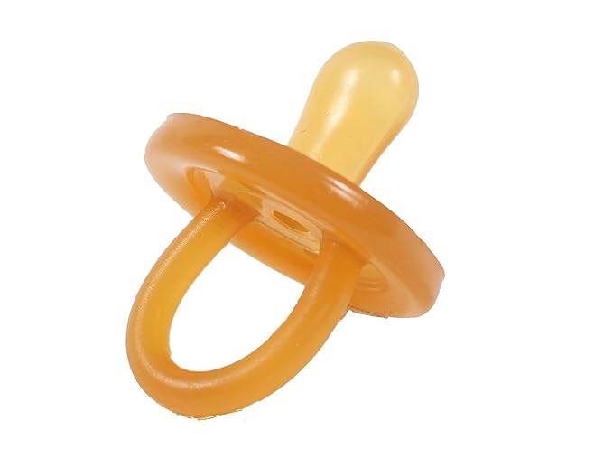 SWEETIE Rubber Pacifier Natural Rubber with Symmetrical Nipple Original Natural Rubber Pacifier (12-18 Month/Large)